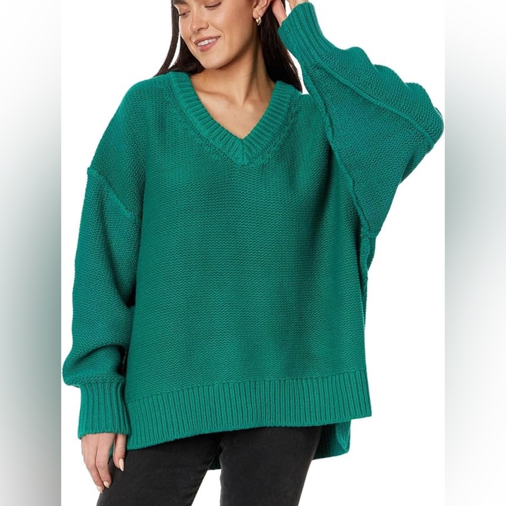 Free People Alli V-Neck Sweater